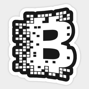 Bitcoin Blockchain Logo Sticker